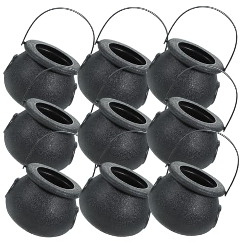 TEHAUX 18 Stück Teiliges Halloween Süßigkeiten Eimer Leichte Tragbare Kleine Candy Buckets mit Griffen Einfache Kürbis-Design Süßigkeitenschalen für Halloween Party Dekoration und TEHAUX 18 Stück Teiliges Halloween Süßigkeiten Eimer Leichte Tragbare Kleine Candy Buckets mit Griffen Einfache Kürbis-Design Süßigkeitenschalen für Halloween Party Dekoration und von TEHAUX