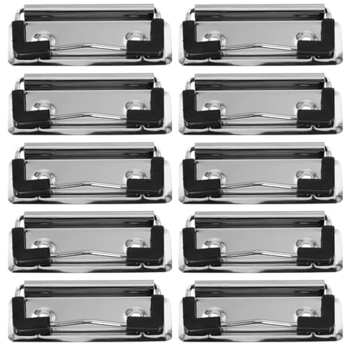 TEHAUX 18 Stück Teiliges Metall Klammern für Büro und Schule Dekorative Binder Clips zur Einfachen Organisation von Dokumenten und Unterlagen für Formate von TEHAUX