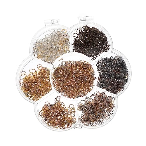 TEHAUX 1820 Stück Spaltring Perlen Für Die Herstellung Von Armbändern Öffnung Verbinder Sprungringe Goldener Biegering Farbig Silber Schmuckset Anhänger Für Die Schmuckherstellung Eisen TEHAUX 1820 Stück Spaltring Perlen Für Die Herstellung Von Armbändern Öffnung Verbinder Sprungringe Goldener Biegering Farbig Silber Schmuckset Anhänger Für Die Schmuckherstellung Eisen von TEHAUX
