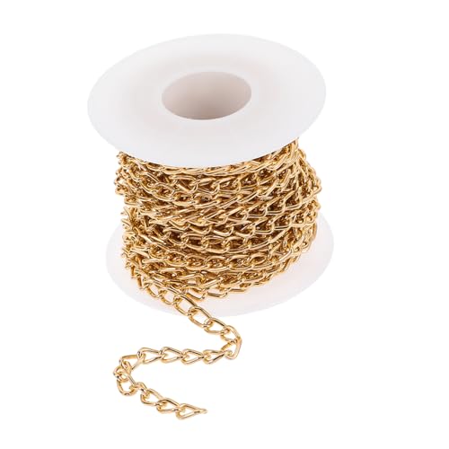TEHAUX 1Rolle DIY Schmuck Edle Kette Zur Schmuckherstellung Metallkette Für Halsketten Und Armbänder Anhänger TEHAUX 1Rolle DIY Schmuck Edle Kette Zur Schmuckherstellung Metallkette Für Halsketten Und Armbänder Anhänger von TEHAUX