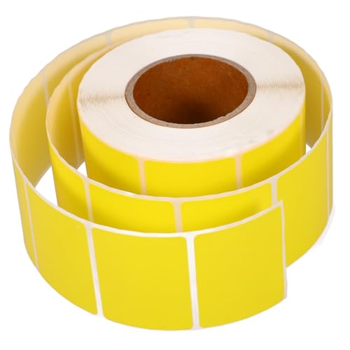 TEHAUX 1Rolle Farbige Thermoetikettenpapier für Drucker Wiederverwendbare Etiketten Selbstklebend für Adress und Preisauszeichnungen Multifunktional für Büro von TEHAUX