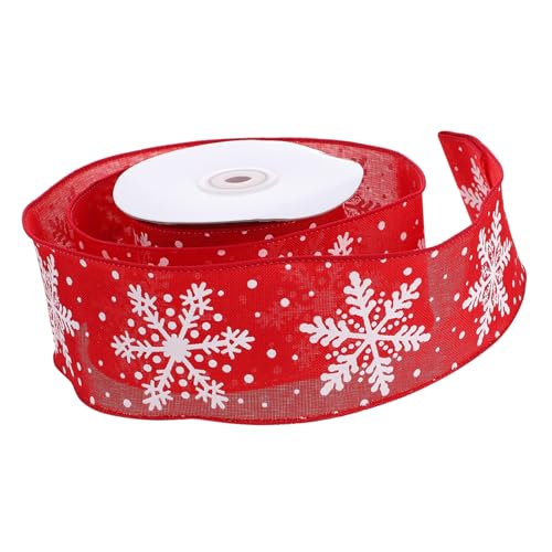 TEHAUX 1Rolle Geschenkband Hochwertiges Dekorationsband Hanfimitat für Weihnachten Hochzeiten und DIY Schleifen Vielseitige Verwendung für Geschenkverpackung von TEHAUX