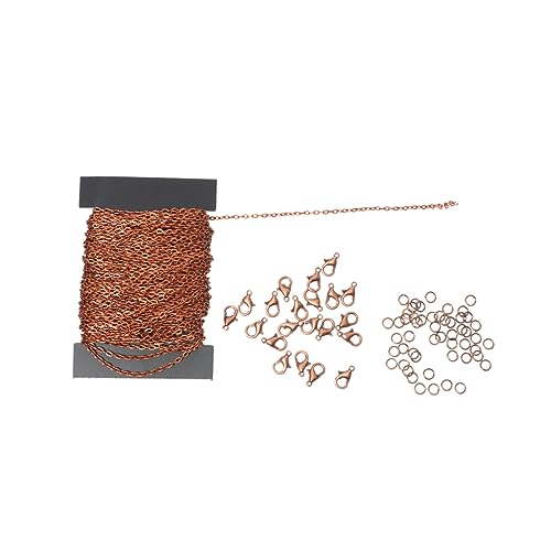 TEHAUX 1Sätze DIY Schmuck Ketten Mit Eisenkette Karabinerhaken Und Öffnungsringen Für Halsketten Basteln Und Heimwerken Langlebig Und Einfach Zu Handhaben TEHAUX 1Sätze DIY Schmuck Ketten Mit Eisenkette Karabinerhaken Und Öffnungsringen Für Halsketten Basteln Und Heimwerken Langlebig Und Einfach Zu Handhaben von TEHAUX