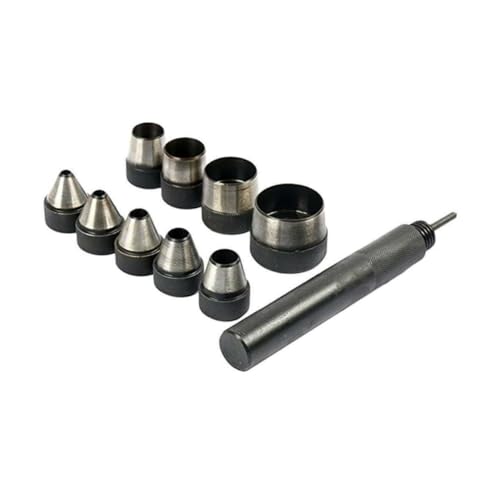 TEHAUX 1Satz Lochschneider Set Teiliges Lochstempel Set Für Langlebiges Werkzeug Wärmebehandeltem Für Präzise Gürtel Und Lederhandwerk TEHAUX 1Satz Lochschneider Set Teiliges Lochstempel Set Für Langlebiges Werkzeug Wärmebehandeltem Für Präzise Gürtel Und Lederhandwerk von TEHAUX