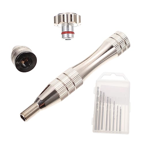 TEHAUX 1Satz Manuelles Bohrerset Aluminiumlegierung Für Modellbau Handbohrer Mit Pin Schraubstock Für Präzise Bohrungen Walnuss Und Bernstein TEHAUX 1Satz Manuelles Bohrerset Aluminiumlegierung Für Modellbau Handbohrer Mit Pin Schraubstock Für Präzise Bohrungen Walnuss Und Bernstein von TEHAUX