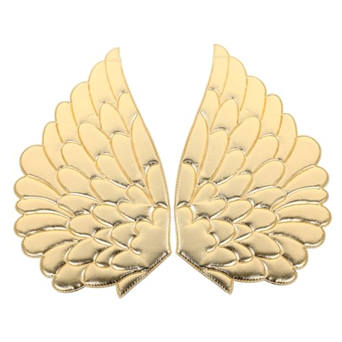 TEHAUX 2 Paare Angel Wings Patch Flügel Reparieren Patches Haarspangen Mit Engelsflügeln Bügelapplikation Patch Engelsflügelverzierung Taschen Bügelbild Engelsflügel Patches Golden Stoff TEHAUX 2 Paare Angel Wings Patch Flügel Reparieren Patches Haarspangen Mit Engelsflügeln Bügelapplikation Patch Engelsflügelverzierung Taschen Bügelbild Engelsflügel Patches Golden Stoff von TEHAUX
