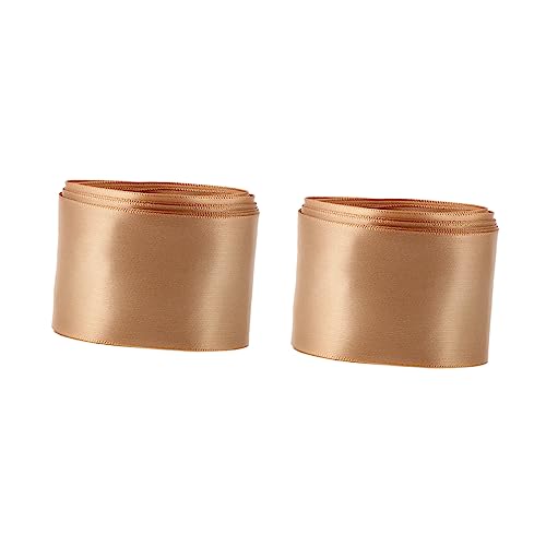 TEHAUX 2 Rollen Band Geschenkband Hochzeitsgeschenk Gebunden Juteband Papier Glitzer Doppelte Accessoires Bänder Bindfaden Weißes Band Festival Verpackungsband Paketband von TEHAUX