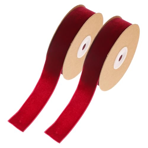 TEHAUX 2 Rollen geschenkband Sackleinen Goldband zum Verpacken Bandverpackungsschnur Schleife wickeln ribbon bandfeile Bowknot, der Bänder herstellt dekorative bänder Nylon TEHAUX 2 Rollen geschenkband Sackleinen Goldband zum Verpacken Bandverpackungsschnur Schleife wickeln ribbon bandfeile Bowknot, der Bänder herstellt dekorative bänder Nylon von TEHAUX