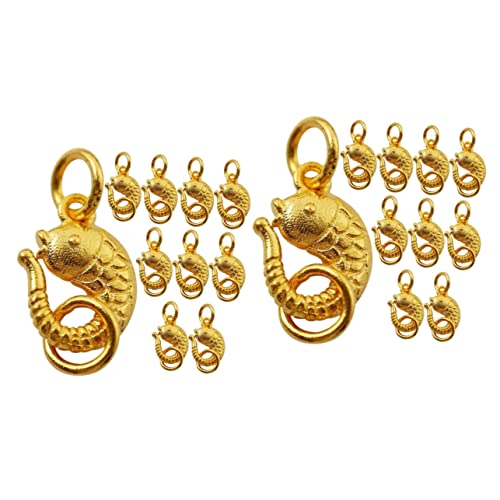 TEHAUX 2 Sätze Armband-gliederschließe Für Schlüssel Silber Schild Bastelmaterial Bastel Materialien Schmuckverschlusshaken Halskettenverschlüsse Aus Metall Gufajin Golden 10 Stück * 2 TEHAUX 2 Sätze Armband-gliederschließe Für Schlüssel Silber Schild Bastelmaterial Bastel Materialien Schmuckverschlusshaken Halskettenverschlüsse Aus Metall Gufajin Golden 10 Stück * 2 von TEHAUX