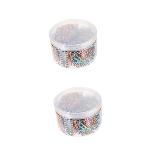 TEHAUX 2 Sätze Büroklammer Clips Klemmen Klein Papier Notizbuch Büromaterial Office Supplies Notebooks Schnellhefter Bunt Bunter Clip Aus Stahl Bindeklammern Metall Colorful 450 Stück * 2 TEHAUX 2 Sätze Büroklammer Clips Klemmen Klein Papier Notizbuch Büromaterial Office Supplies Notebooks Schnellhefter Bunt Bunter Clip Aus Stahl Bindeklammern Metall Colorful 450 Stück * 2 von TEHAUX