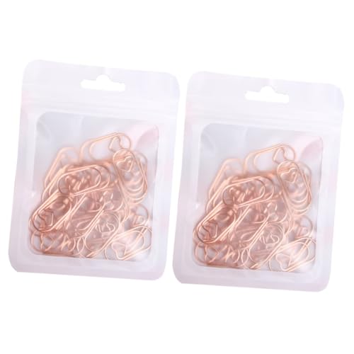TEHAUX 2 Sätze Büroklammern Aus Legierung Büro Deko Bürodekoration Bürogadges Document Holder Süße Lesezeichenclips Clips in Herzform Clips Aktenklammern Golden 50 Stück * 2 TEHAUX 2 Sätze Büroklammern Aus Legierung Büro Deko Bürodekoration Bürogadges Document Holder Süße Lesezeichenclips Clips in Herzform Clips Aktenklammern Golden 50 Stück * 2 von TEHAUX