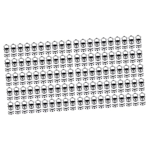 TEHAUX 2 Sätze Diy Schmuckverschluss Legierung Verstellbare Schnalle Für Lederbänder Armbänder Und Bastelzubehör Für Designs Antik Silber 100 Stücke * 2 TEHAUX 2 Sätze Diy Schmuckverschluss Legierung Verstellbare Schnalle Für Lederbänder Armbänder Und Bastelzubehör Für Designs Antik Silber 100 Stücke * 2 von TEHAUX