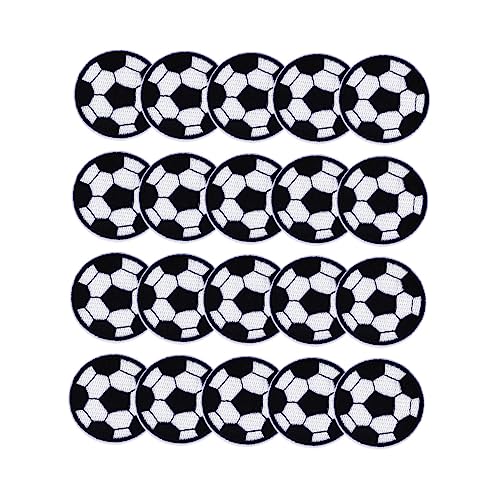 TEHAUX 2 Sätze Fußball Aufnäher Zum Aufbügeln Bestickte Applikationen Für Kleidung Taschen Und Dekoration Waschbare Flicken Für Jeans Und Rucksäcke 20 Stück * 2 TEHAUX 2 Sätze Fußball Aufnäher Zum Aufbügeln Bestickte Applikationen Für Kleidung Taschen Und Dekoration Waschbare Flicken Für Jeans Und Rucksäcke 20 Stück * 2 von TEHAUX