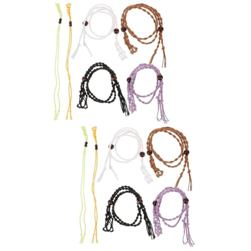 TEHAUX 2 Sätze Gewebte Halskettenanhänger Perlen Edelsteine Samtketten Schmuckherstellungssets Schmuck Organizer Ständer Stein Halskettenhalter Verlängerungskabel 6 Stücke * 2 TEHAUX 2 Sätze Gewebte Halskettenanhänger Perlen Edelsteine Samtketten Schmuckherstellungssets Schmuck Organizer Ständer Stein Halskettenhalter Verlängerungskabel 6 Stücke * 2 von TEHAUX