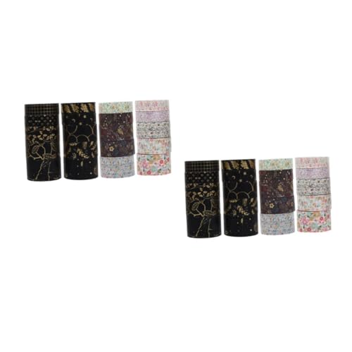 TEHAUX 2 Sätze Heißprägeband Dekorativ Farbig Klebstoff Streifen Dünn Scrapbook -verzierungen Abdeckband Klebeband Zum Verpacken Von Geschenken Washi -klebeband Papier 20 Rollen * 2 TEHAUX 2 Sätze Heißprägeband Dekorativ Farbig Klebstoff Streifen Dünn Scrapbook -verzierungen Abdeckband Klebeband Zum Verpacken Von Geschenken Washi -klebeband Papier 20 Rollen * 2 von TEHAUX