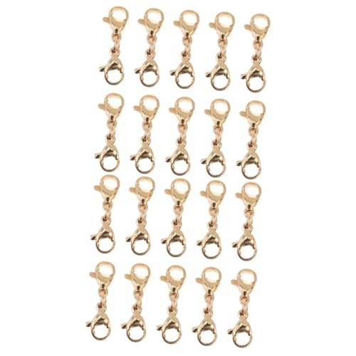TEHAUX 2 Sätze Karabinerverschluss Mit Doppelschnalle Schlüssel Schnapphaken Schmuckherstellung Schmuck Machen Beutelschnalle Karabinerverschluss Selber Machen Golden 10 Stück * 2 TEHAUX 2 Sätze Karabinerverschluss Mit Doppelschnalle Schlüssel Schnapphaken Schmuckherstellung Schmuck Machen Beutelschnalle Karabinerverschluss Selber Machen Golden 10 Stück * 2 von TEHAUX