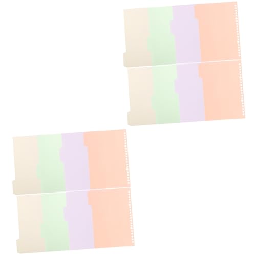 TEHAUX 2 Sätze Karteikarten-loseblattpapier Lose Blattteiler Markierungen Seitenteiler A5 Mit Trennstreifen Für Ordner Indexkarten Trennwände Für Ordner Loseblatt-marker 8 Stück * 2 TEHAUX 2 Sätze Karteikarten-loseblattpapier Lose Blattteiler Markierungen Seitenteiler A5 Mit Trennstreifen Für Ordner Indexkarten Trennwände Für Ordner Loseblatt-marker 8 Stück * 2 von TEHAUX