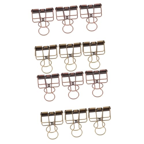 TEHAUX 2 Sätze Kleiner Clip Zum Lernen Office Organizer Büro Organizer Metallklemme Office Zubehör Goldene Büroklammern Retro-clips Eiserne Binderklammern Dateiklemme Eisen 6 Stücke * 2 TEHAUX 2 Sätze Kleiner Clip Zum Lernen Office Organizer Büro Organizer Metallklemme Office Zubehör Goldene Büroklammern Retro-clips Eiserne Binderklammern Dateiklemme Eisen 6 Stücke * 2 von TEHAUX