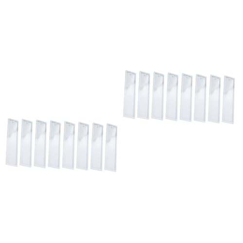 TEHAUX 2 Sätze Lesezeichenform Lesezeichen Epoxidguss Handgefertigt Lesezeichen Epoxid-gießformen Lesezeichen Für Hersteller Rechteck Uv-epoxid Kieselgel Transparent 8 Stücke * 2 TEHAUX 2 Sätze Lesezeichenform Lesezeichen Epoxidguss Handgefertigt Lesezeichen Epoxid-gießformen Lesezeichen Für Hersteller Rechteck Uv-epoxid Kieselgel Transparent 8 Stücke * 2 von TEHAUX