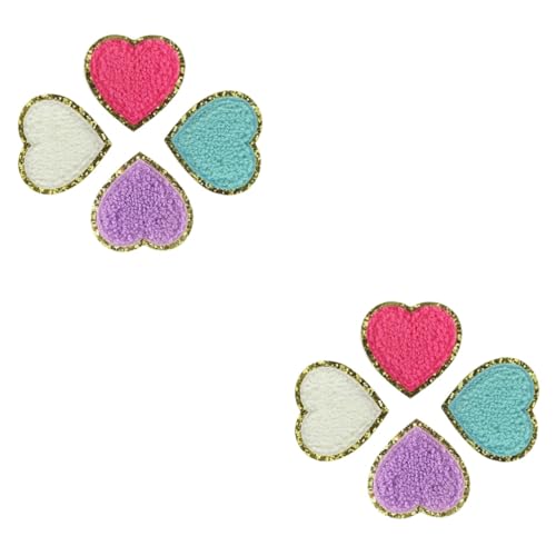 TEHAUX 2 Sätze Liebes Patch Bestickt Klebeflecken Patches Für Hüte Stickereiflecken Hutflecken Kleideraufnäher Dekorative Fellflecken Hut-patch Polyester Zufällige Farbe 4 Stücke * 2 TEHAUX 2 Sätze Liebes Patch Bestickt Klebeflecken Patches Für Hüte Stickereiflecken Hutflecken Kleideraufnäher Dekorative Fellflecken Hut-patch Polyester Zufällige Farbe 4 Stücke * 2 von TEHAUX