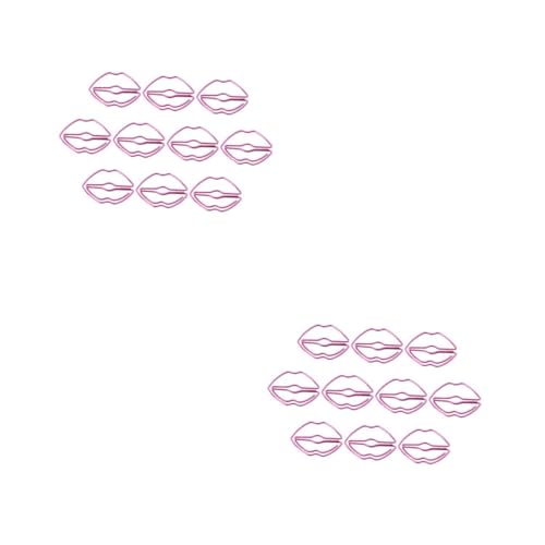 TEHAUX 2 Sätze Papierklemmen Rosa Stifte Klein Bookmarks Büromaterial Paper Holder Fun Office Supplies Pappmappe Schulzeug Mini-büroklammern Halter Für Büroklammern Legierung 10 Stück * 2 TEHAUX 2 Sätze Papierklemmen Rosa Stifte Klein Bookmarks Büromaterial Paper Holder Fun Office Supplies Pappmappe Schulzeug Mini-büroklammern Halter Für Büroklammern Legierung 10 Stück * 2 von TEHAUX