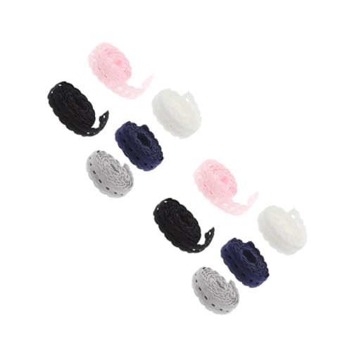 TEHAUX 2 Sätze Schmuckzubehör Schleife Weißes Stirnband Fälschung Stirnband, Das Spitze Macht Haarband Spitze Kleidung Spitze Selber Machen Spitzenband Diy Liefert Stoff 5 Stücke * 2 von TEHAUX