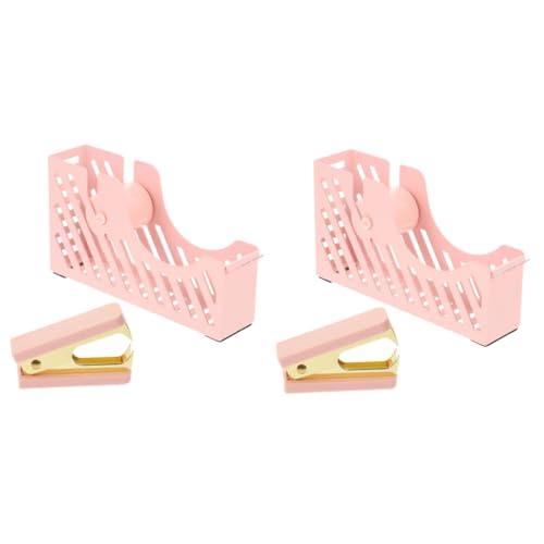 TEHAUX 2 Sätze Stationärer Satz Desktop X Bausätze Stationäre Werkzeuge Bandspender Büro Entferner Für Schreibtischhefter Ästhetisches Schreibtischzubehör Klammerentferner Rosa Plastik TEHAUX 2 Sätze Stationärer Satz Desktop X Bausätze Stationäre Werkzeuge Bandspender Büro Entferner Für Schreibtischhefter Ästhetisches Schreibtischzubehör Klammerentferner Rosa Plastik von TEHAUX