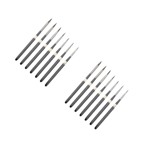 TEHAUX 2 Sätze Studentische Malstifte Bürsten Aquarellstifte Wassermalstifte Drawing Pen Wasserfarbenstift Stifte Zeichnen Praktische Pinsel Malpinsel Für Die Schule Wolfshaar 7 Stück * 2 TEHAUX 2 Sätze Studentische Malstifte Bürsten Aquarellstifte Wassermalstifte Drawing Pen Wasserfarbenstift Stifte Zeichnen Praktische Pinsel Malpinsel Für Die Schule Wolfshaar 7 Stück * 2 von TEHAUX