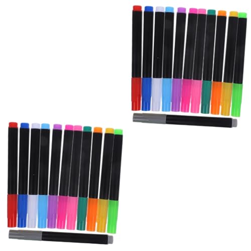 TEHAUX 2 Sätze Tragbare Flüssigmarker Markierstifte Kreidestifte Trocken Abwischbare Marker Feine Spitze Schwarze Tafelfarbe Schwarze Löschbare Tafelmarker Zeichenstifte 12 Stücke * 2 TEHAUX 2 Sätze Tragbare Flüssigmarker Markierstifte Kreidestifte Trocken Abwischbare Marker Feine Spitze Schwarze Tafelfarbe Schwarze Löschbare Tafelmarker Zeichenstifte 12 Stücke * 2 von TEHAUX