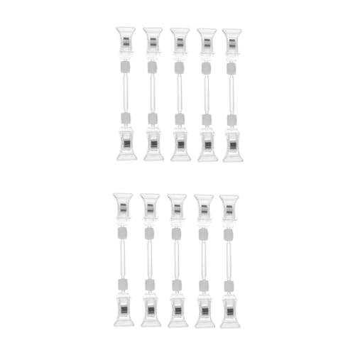 TEHAUX 2 Sätze Werbeclip Einzelhandelsmaterialien Etikett Groß Hängend Gestell Für Markt Clips Inhaber Essen Party Schild Preisklammer Stehen Plastik 5 Stücke * 2 TEHAUX 2 Sätze Werbeclip Einzelhandelsmaterialien Etikett Groß Hängend Gestell Für Markt Clips Inhaber Essen Party Schild Preisklammer Stehen Plastik 5 Stücke * 2 von TEHAUX