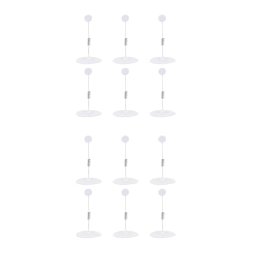 TEHAUX 2 Sätze Werbeclip Tag-klemme Schild Körbe Etiketten Aufkleber-organizer Aufkleberanzeige Stand Klebrig Klebebandspender Regaletikettenhalter Plastik Weiß 6 Stück * 2 TEHAUX 2 Sätze Werbeclip Tag-klemme Schild Körbe Etiketten Aufkleber-organizer Aufkleberanzeige Stand Klebrig Klebebandspender Regaletikettenhalter Plastik Weiß 6 Stück * 2 von TEHAUX