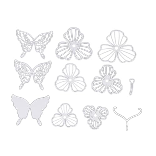 TEHAUX 2 Sätze Würfel Aus Kohlenstoffstahl Stanzformen Herstellung Stanze Gestanzt Schneiden Sterben Schablonen Diy Bastelschablone Stanzform Für Papierhandwerk Silver von TEHAUX