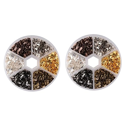 TEHAUX 2 Sätze offene Heckschnalle Clips Schließungen Crimps endet Crimpen schmuckherstellung schmuck machen jewel case Schmuckverschlüsse Schmuckzubehör Enden der Schmuckkordel Legierung TEHAUX 2 Sätze offene Heckschnalle Clips Schließungen Crimps endet Crimpen schmuckherstellung schmuck machen jewel case Schmuckverschlüsse Schmuckzubehör Enden der Schmuckkordel Legierung von TEHAUX