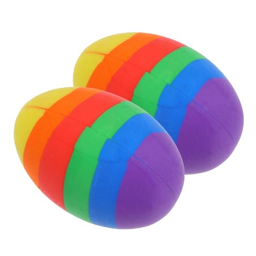 TEHAUX 2 Stk. 2-teiliges Mini Radiergummi Ei Form Robust und Handlich Geschenk für Klassenzimmer Belohnung für Schultaschen Langlebig und Präzise zum Korrigieren TEHAUX 2 Stk. 2-teiliges Mini Radiergummi Ei Form Robust und Handlich Geschenk für Klassenzimmer Belohnung für Schultaschen Langlebig und Präzise zum Korrigieren von TEHAUX