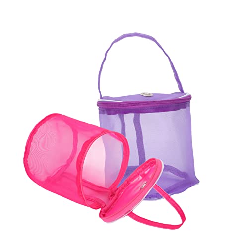 TEHAUX 2 Stück Aufbewahrungstasche aus Wolle Stricken Garnhalter zum Häkeln gestrickte Netztasche Ball gewebesäcke verbandstasche Tasche aus Wollgarn Behälter für Stickgarn Nylon Violett TEHAUX 2 Stück Aufbewahrungstasche aus Wolle Stricken Garnhalter zum Häkeln gestrickte Netztasche Ball gewebesäcke verbandstasche Tasche aus Wollgarn Behälter für Stickgarn Nylon Violett von TEHAUX