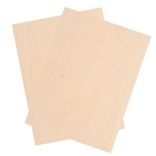 TEHAUX 2 Stück Basswood Holzplatten Doppelseitig Glatt Langlebig für Holzgravur Basteln Malen DIY Schüler Kunstprojekte Holztafeln zum Beschriften und Stempeln TEHAUX 2 Stück Basswood Holzplatten Doppelseitig Glatt Langlebig für Holzgravur Basteln Malen DIY Schüler Kunstprojekte Holztafeln zum Beschriften und Stempeln von TEHAUX