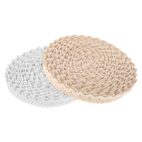 TEHAUX 2 Stück Baumwollspitzenband Vintage Häkelspitze mit Floralem Stickmuster Weiche Hautfreundliche Zierborte für Hochzeitsdekoration DIY Nähen Scrapbooking und Bastelarbeiten TEHAUX 2 Stück Baumwollspitzenband Vintage Häkelspitze mit Floralem Stickmuster Weiche Hautfreundliche Zierborte für Hochzeitsdekoration DIY Nähen Scrapbooking und Bastelarbeiten von TEHAUX