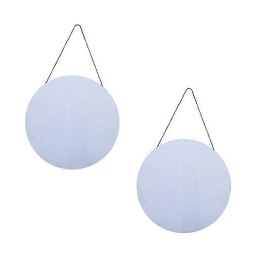 TEHAUX 2 Stück Blanko Holz Türschild Weiß zum Bemalen DIY Party Deko Willkommen Holzschild Anhänger Vielseitig für Weihnachtsdeko Hochzeit Festtagsdekoration TEHAUX 2 Stück Blanko Holz Türschild Weiß zum Bemalen DIY Party Deko Willkommen Holzschild Anhänger Vielseitig für Weihnachtsdeko Hochzeit Festtagsdekoration von TEHAUX