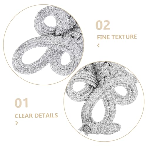 TEHAUX 2 Stück Chinesische Stil Knöpfe Gold-silberfäden Vintage Knoten Verschlüsse für Mäntel Cheongsam Kostüm Dekoration DIY Nähzubehör von TEHAUX