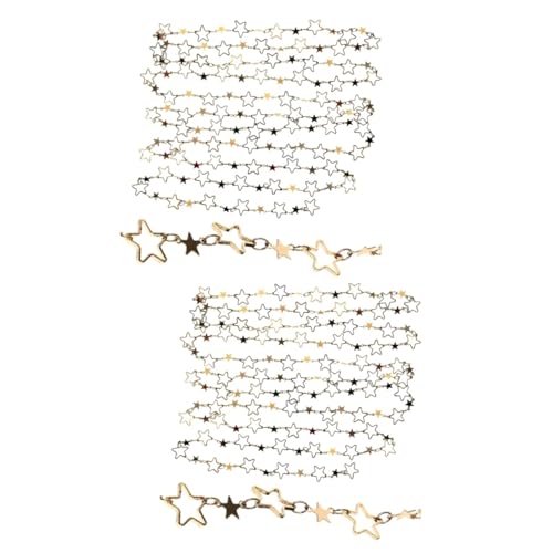 TEHAUX 2 Stück DIY Schmuckteile Kette Schlüssel Herstellung bag chain bastelmaterial bastel materialien armband knüpfen bracelet DIY zubehör Schmuckmaterial DIY -Schmuckzubehör Golden TEHAUX 2 Stück DIY Schmuckteile Kette Schlüssel Herstellung bag chain bastelmaterial bastel materialien armband knüpfen bracelet DIY zubehör Schmuckmaterial DIY -Schmuckzubehör Golden von TEHAUX