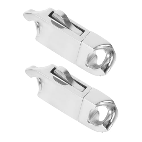 TEHAUX 2 Stück Edelstahl Federverschluss Schmuckverschluss für Ketten Armbänder Anhänger Sicherer Verschluss Rostfrei Schneller Verschluss Für Schmuckherstellung TEHAUX 2 Stück Edelstahl Federverschluss Schmuckverschluss für Ketten Armbänder Anhänger Sicherer Verschluss Rostfrei Schneller Verschluss Für Schmuckherstellung von TEHAUX