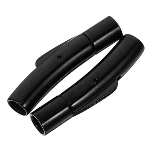TEHAUX 2 Stück Edelstahl Schmuckverschluss Teiliges Gebogener Drahtseilverbinder mit Rundem Langlebiger Einreihiger Druckverschluss für DIY Armband Ketten Schmuckherstellung TEHAUX 2 Stück Edelstahl Schmuckverschluss Teiliges Gebogener Drahtseilverbinder mit Rundem Langlebiger Einreihiger Druckverschluss für DIY Armband Ketten Schmuckherstellung von TEHAUX
