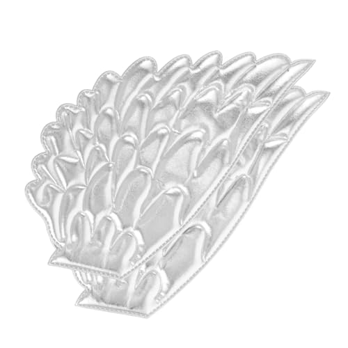 TEHAUX 2 Stück Engelsflügel Zubehör Nähenkostümdekoration Flügel nähen Patches Applikationspatch aufnähen Taschen Bügelbild Engelsflügelverzierung Schwamm Silver TEHAUX 2 Stück Engelsflügel Zubehör Nähenkostümdekoration Flügel nähen Patches Applikationspatch aufnähen Taschen Bügelbild Engelsflügelverzierung Schwamm Silver von TEHAUX