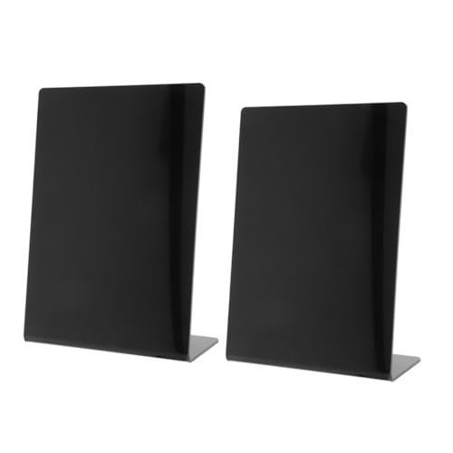 TEHAUX 2 Stück Kreative Mini Kreidetafeln für Tischdekoration Wiederverwendbare Zeichen für DIY Home Decor für Restaurants und Cafés Leicht und Tragbar von TEHAUX