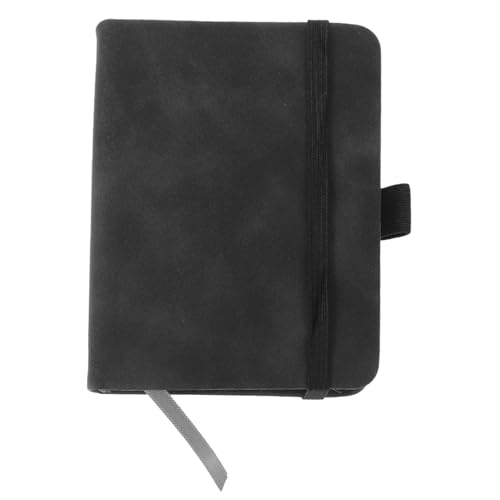 TEHAUX 2 Stück Liniertes Notizbuch Gefüttert Tagesplanungsorganisator Klein Regiert Planer Tasche Gepunktet Winzig Notizblock Für Geschäftskonferenzen Black Papier von TEHAUX