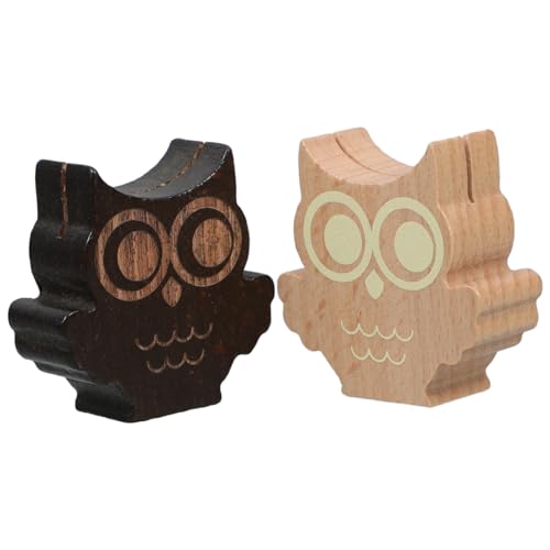 TEHAUX 2 Stück Mini Holz Memo Halter mit Eulenmotiv Kleine Tischkartenhalter aus Robustem Holz Multifunktionaler Foto Fotoclips für Hochzeit Geburtstag Restaurant Tragbar und Dekorativ TEHAUX 2 Stück Mini Holz Memo Halter mit Eulenmotiv Kleine Tischkartenhalter aus Robustem Holz Multifunktionaler Foto Fotoclips für Hochzeit Geburtstag Restaurant Tragbar und Dekorativ von TEHAUX