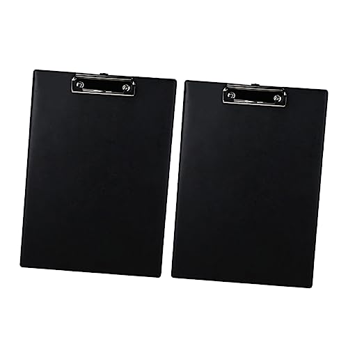 TEHAUX 2 Stück Papierhalter Klemmbrett A4-klemmbrett A4 Büroklammer Brett Datei Zwischenablage Black TEHAUX 2 Stück Papierhalter Klemmbrett A4-klemmbrett A4 Büroklammer Brett Datei Zwischenablage Black von TEHAUX