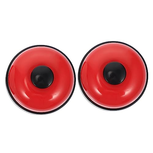 TEHAUX 2 Stück Spielglocke Hände läuten Glocke Kleine Glocke Ring Klingeln Forderung groß kinderklingel handglocke Empfangsglocke rezeptionsglocke Küchenglocke Glocke Metall rot TEHAUX 2 Stück Spielglocke Hände läuten Glocke Kleine Glocke Ring Klingeln Forderung groß kinderklingel handglocke Empfangsglocke rezeptionsglocke Küchenglocke Glocke Metall rot von TEHAUX