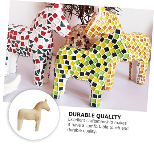 TEHAUX 2 Stück Teiliges DIY Holzpferd Kreative Handgefertigte Holzpferd Ornamente Kindersicheres Bastelspielzeug für Glatte Oberfläche Langlebig und Detailreich Gestaltet TEHAUX 2 Stück Teiliges DIY Holzpferd Kreative Handgefertigte Holzpferd Ornamente Kindersicheres Bastelspielzeug für Glatte Oberfläche Langlebig und Detailreich Gestaltet von TEHAUX