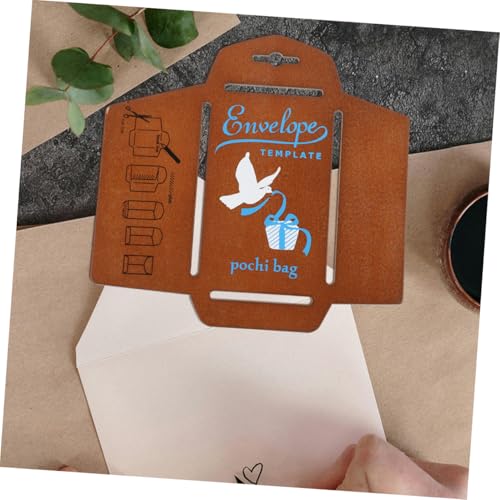 TEHAUX 2 Stück Teiliges Vintage Holzbriefumschlag Schablonen Langlebige Diy Vorlage für Kreative Einladungen Grußkarten Handgefertigte Umschläge zu Besonderen Anlässen TEHAUX 2 Stück Teiliges Vintage Holzbriefumschlag Schablonen Langlebige Diy Vorlage für Kreative Einladungen Grußkarten Handgefertigte Umschläge zu Besonderen Anlässen von TEHAUX